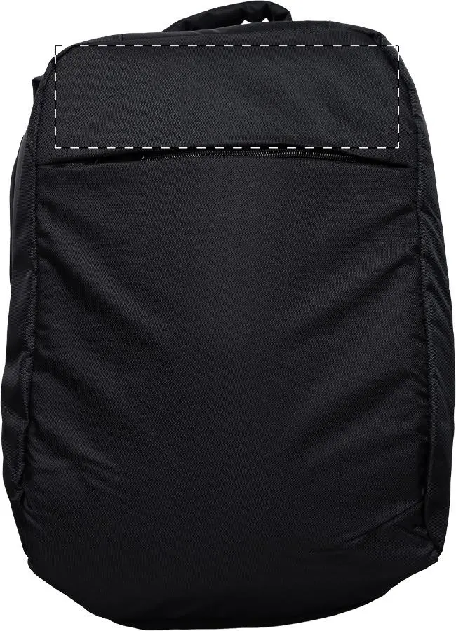 Print position: Above the zip