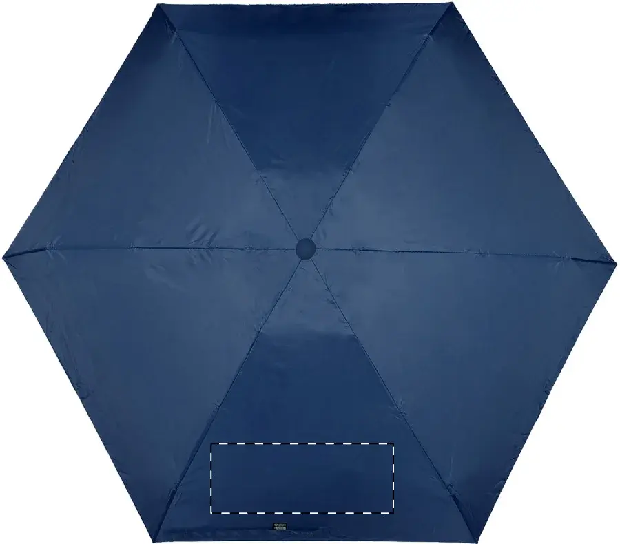 Print position: panel 1 – with a fastening strip (panels numbered clockwise)