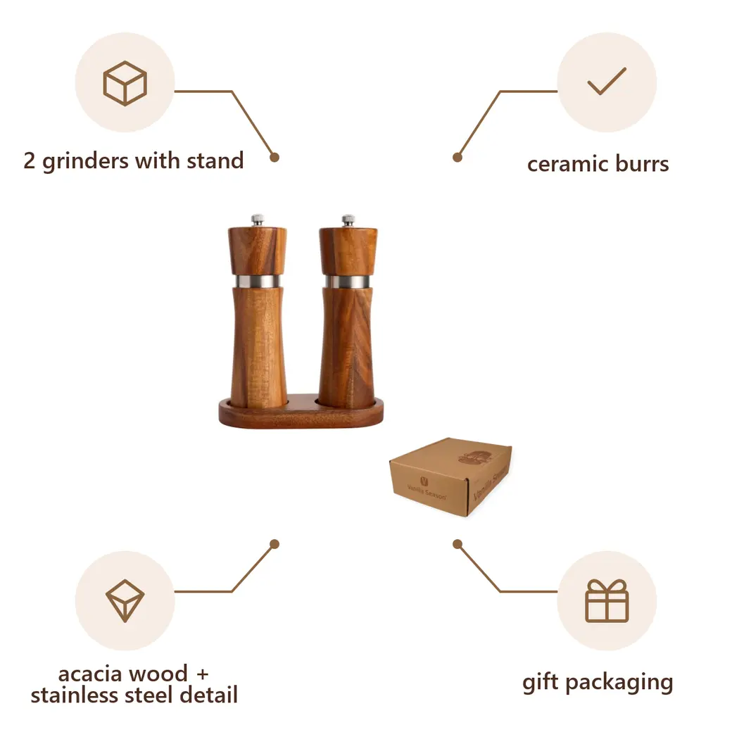Infographic: VS SABARI Spice Grinder Set