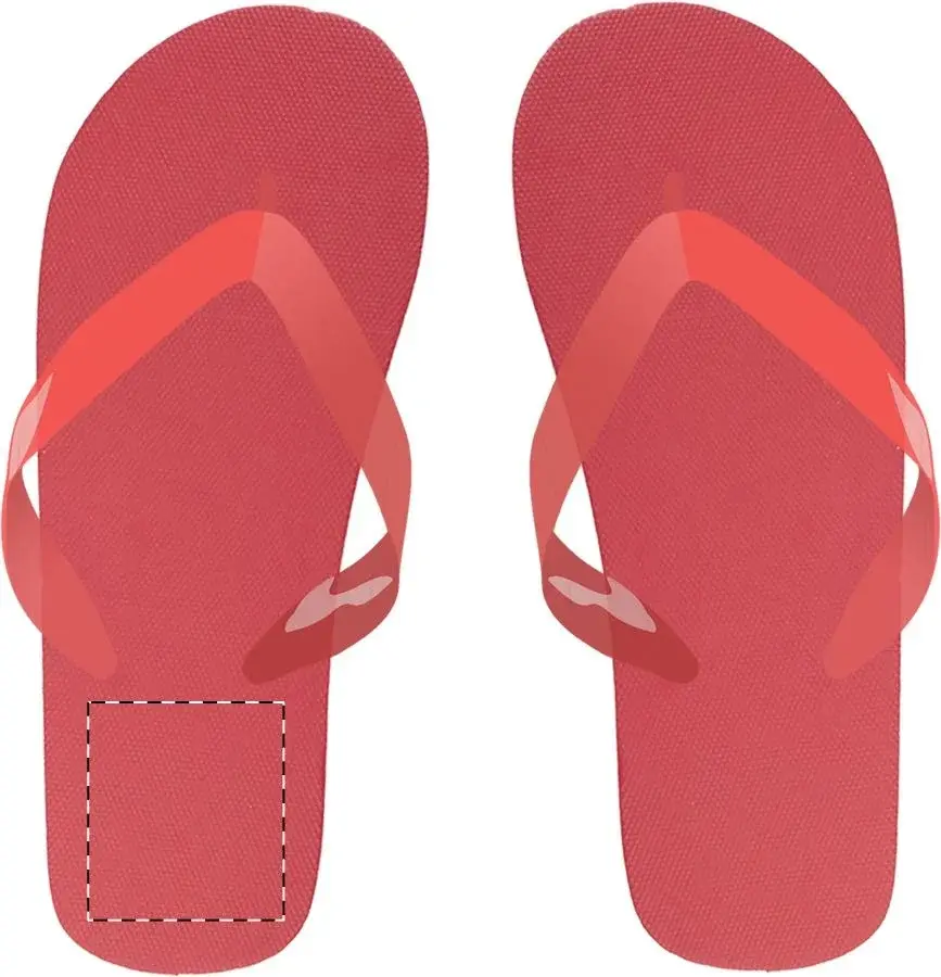 Print position: Left sole - under the heel