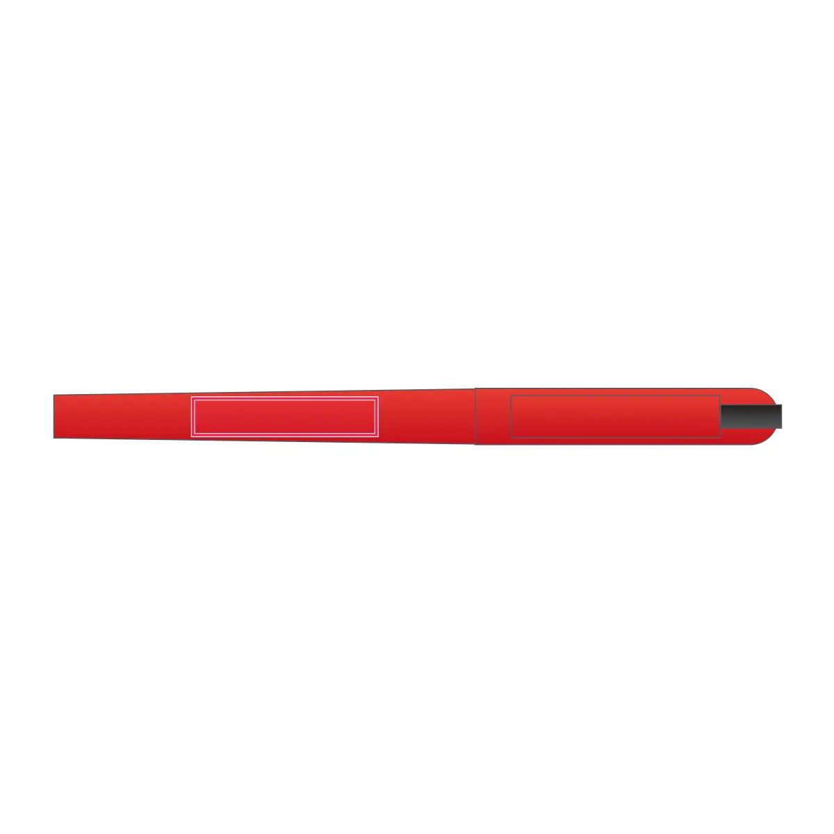 Print placement: HARMONY – Smooth section of the rollerball body