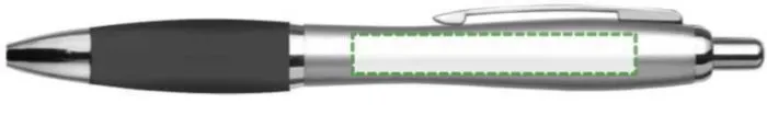 Print position: Beside the clip, for right-handed use