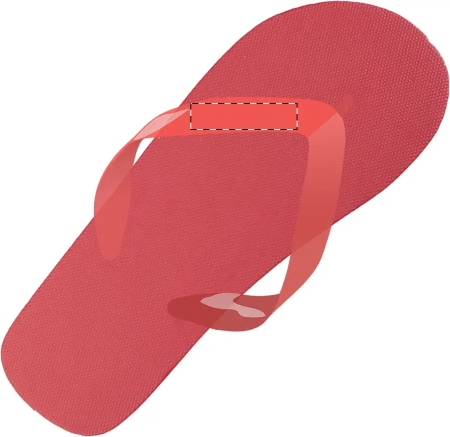 Print position: Left flip-flop - left strap