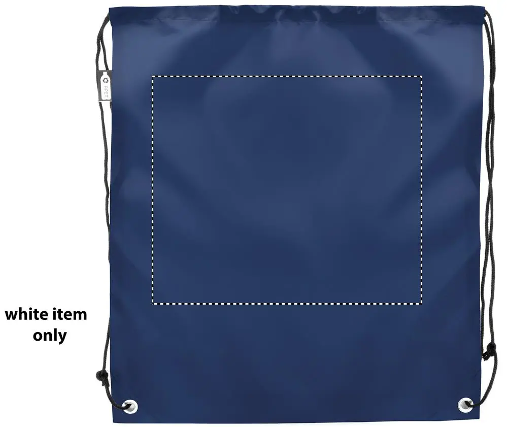 Print position: back – white section
