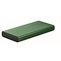 10000 mAh power bank, dark green