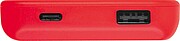 10000 mAh RABS powerbank, red