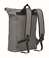 15 inch rolltop laptop backpack in 600D polyester
