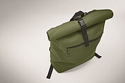 15 inch rolltop laptop backpack in 600D polyester