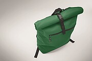 15 inch rolltop laptop backpack in 600D polyester