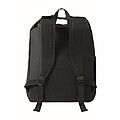 15 roll top laptop backpack, black