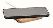 15W wireless charger in bamboo, wood