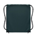 190T Polyester drawstring bag, dark green