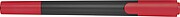 2in1 cutter with felt tip pen, red
