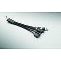 3-in-1 charging cable keyring