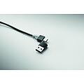 3-in-1 charging cable keyring