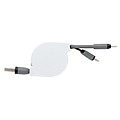 3-in-1 retractable cable,black