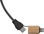 3 m fast charging cable, beige