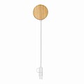 3 port bamboo USB Hub, brown