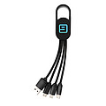 4-in-1 cable with carabiner clip