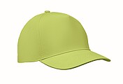 5 panel baseball cap, lime