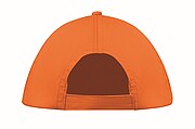 5 panel baseball cap, orange