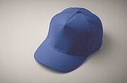 5 panel baseball cap, royal blue