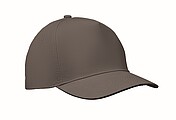 5 panel baseball cap, stone grey