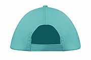5 panel baseball cap, turquoise