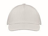 5 panel baseball cap, white