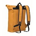 600Dpolyester rolltop backpack, ochre
