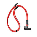 60W charging and data lanyard, red