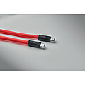 60W charging and data lanyard, red