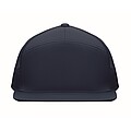 7 panel flat visor cap, french navy