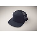 7 panel flat visor cap, french navy