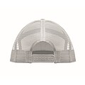7 panel flat visor cap, white