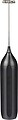ABS electric frother, black