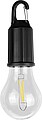 ABS lightbuld Dalton, black