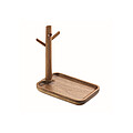 Acacia wood key tray holder