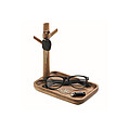 Acacia wood key tray holder