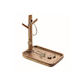 Acacia wood key tray holder