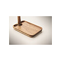 Acacia wood key tray holder