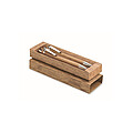 Acacia wood pen and pencil set