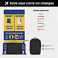 Ace Aware™ RPET Free On Board travel pack, grey