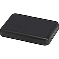 Acrab 5000 mAh 15W magnetic wireless power bank with 20W PD - made from recycled plastic, solid black