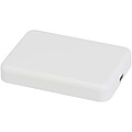Acrab 5000 mAh 15W magnetic wireless power bank with 20W PD - made from recycled plastic, white