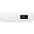 Acrux 10.000 mAh 35W tablet power bank with built in Type-C cable - made from recycled plastic, white