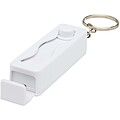 Aggia recycled plastic phone stand with fidget toy, white