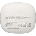 Alterf recycled plastic True Wireless Bluetooth® headset with silicone eartips, white