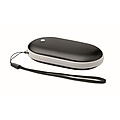 Aluminium electric hand warmer, black