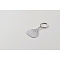Aluminium key ring, matt silver